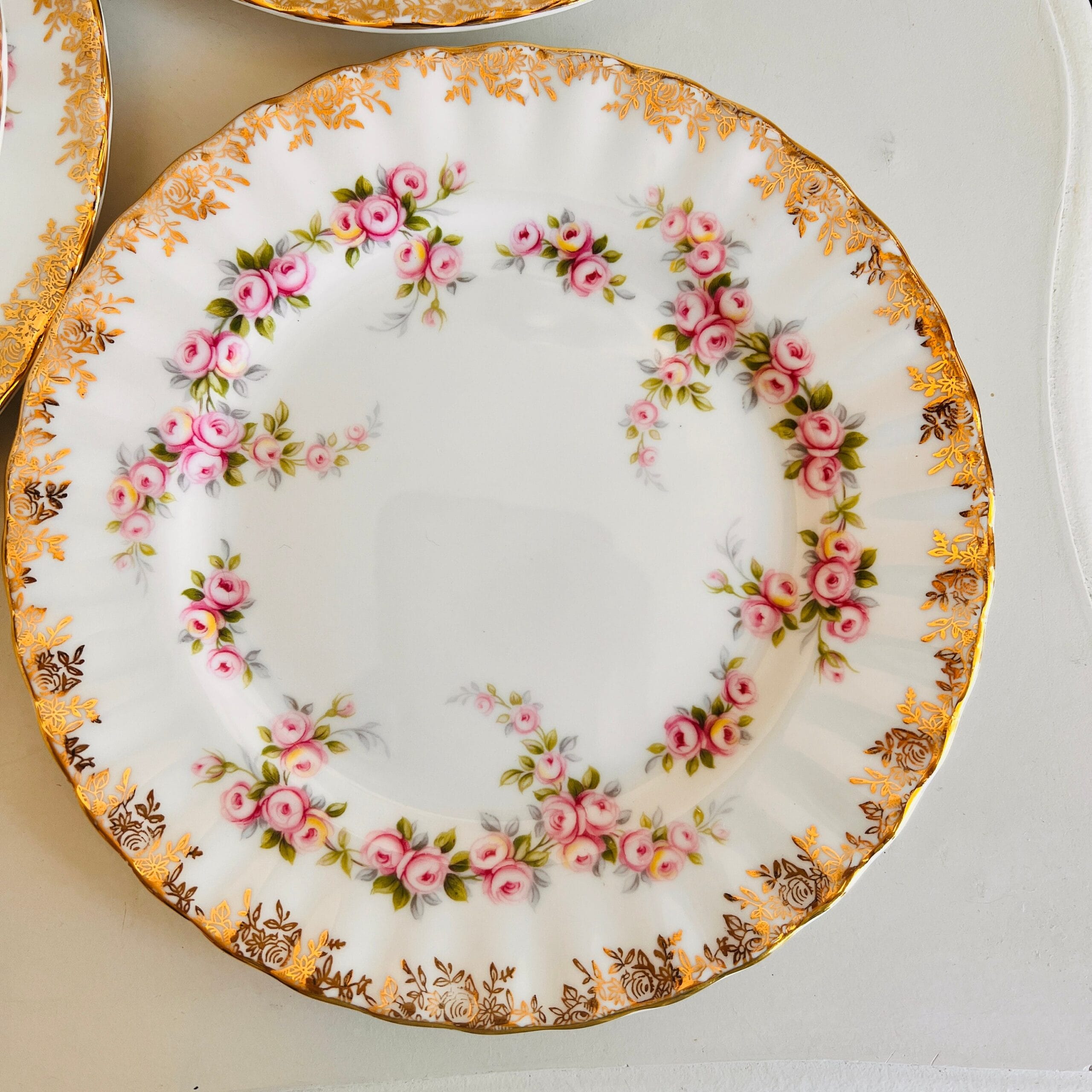 Royal Albert Dimity Rose China Set – 1969 Limited Edition
