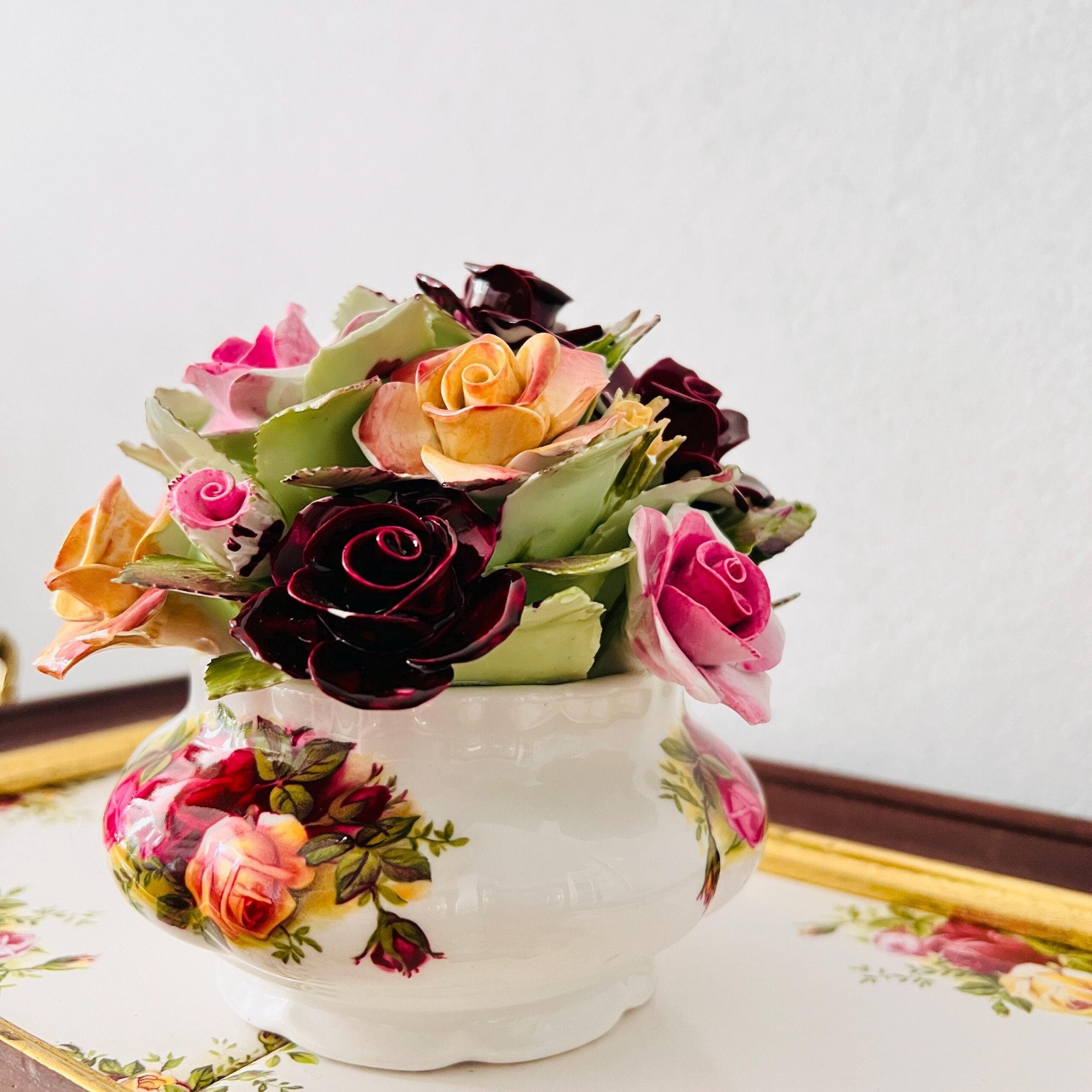【 】オルゴール　old country rose Royal Albert Old Country Roses Mielec • OLX.pl